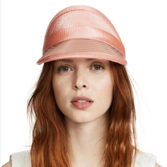 NWT Eugenia Kim Vicky Visor in Red Eugenia Kim Ricky Woven Visor | Nordstrom main image 4